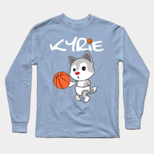 Kyrie The Baby Hoop Star Wolf (Style 4) Long Sleeve T-Shirt